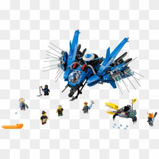 Lightning Jet - Lego Ninjago Movie Lightning Jet Clipart