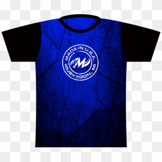 Motiv Deep Blue Grunge Express Dye Sublimated Jersey - Active Shirt Clipart