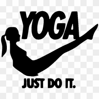Yoga Just Do It File Size - Just Do Clipart