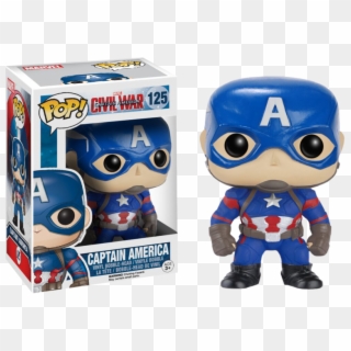 Civil War - Civil War Captain America Funko Pop Clipart