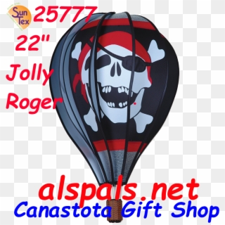 25777 Jolly Rogers 22" Hot Air Balloons - 2011 Calendar Clipart