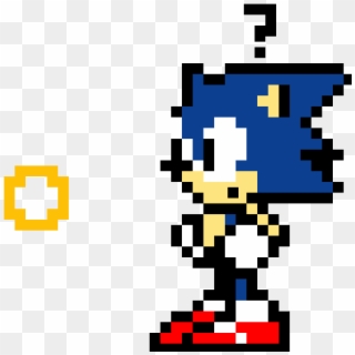 Sonic Does Not Know What A Ring Is - Mania Sonic Pixel Art Clipart