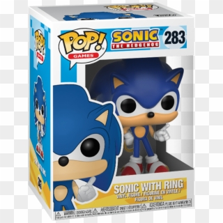 Funko Pop Sonic The Hedgehog Sonic With Ring - Video Games Funko Pop Clipart