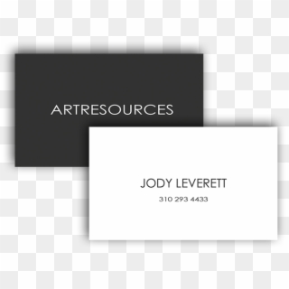 Art Resources Business Card - Silver Clipart