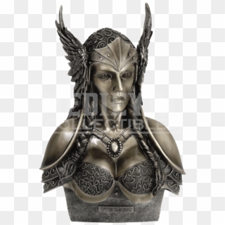 Valkyrie Bust Statue - Valkyrie Women Clipart