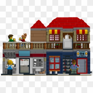 Bubble Tea And Comic Book Shop - Lego Clipart