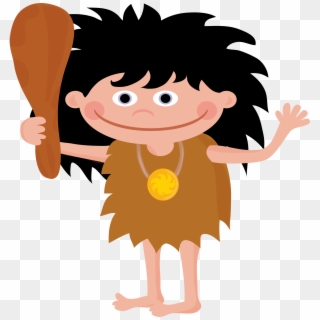 Caveman Clipart Neolithic Person - Cartoon - Png Download