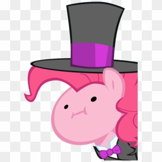 Bowtie, Fancy, Hat, - Mlp Pinkie Pig Transparent Clipart