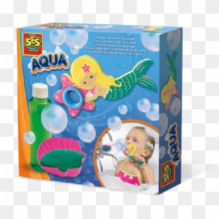 Mermaid Bubble Blower In Bath - Es Ses 13021 Aqua Mermaid Bubble Blower In Bath Clipart