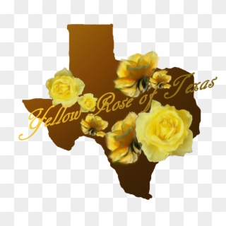 Texas And Roses - Yellow Rose Of Texas Sign Clipart