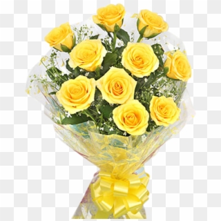 Beautiful Yellow Rose Bouquet Clipart