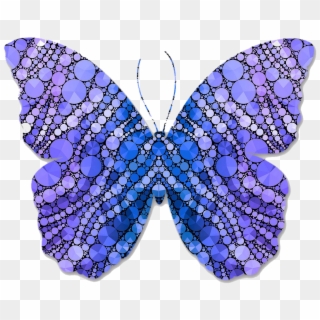 Butterfly,animal Print,purple, - Butterfly Clipart