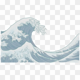 Collection Free Drawing Beach Wave Download On - Japanese Wave Art Clipart