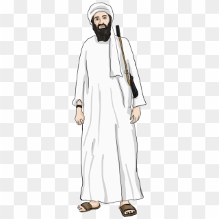 Osama Bin Laden Robe , Png Download - Illustration Clipart