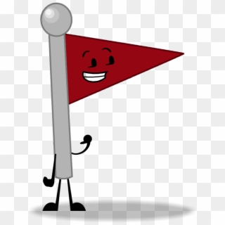 Golf Tee Flag By Flareontheflareon On Clipart Library - Cartoon - Png Download