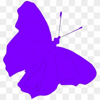 Purple Butterfly Hi Clipart