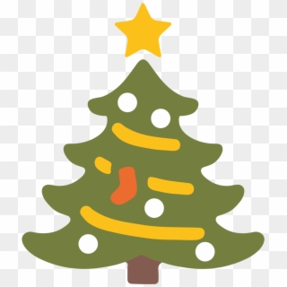 File - Emoji U1f384 - Svg - Christmas Tree Discord Emoji Clipart