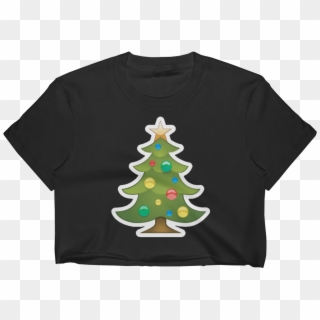 Emoji Crop Top T Shirt - Christmas Taco Clipart