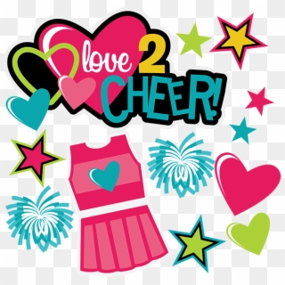 Love Cheer Scrapbook Collection - Love Cheerleading Png Clipart