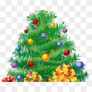 Border Clipart Christmas Tree - Animated Christmas Tree With Gifts - Png Download