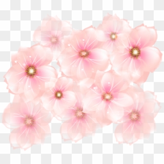 Flowers Transparent Pink Sparkles Freetoedit Clipart