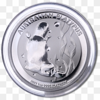 1 Oz Platypus Platin Coin Capsule - Silver Clipart
