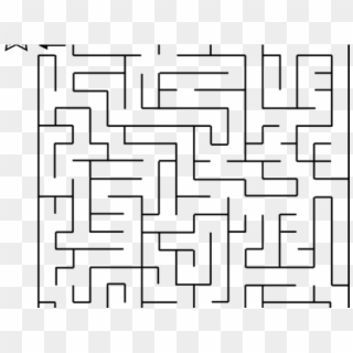 Drawn Maze Cereal Box - Maze And Labyrinth Clipart