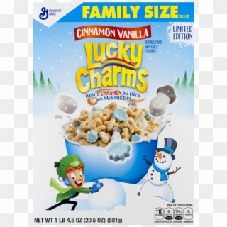 General Mills Lucky Charms Cereal Nutrition Facts Png - Chocolate Winter Lucky Charms Clipart