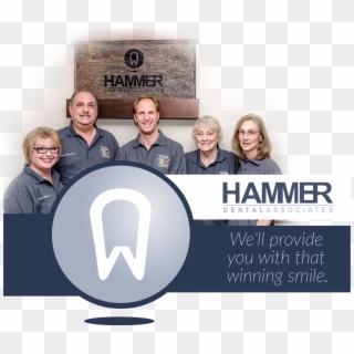 Hammer Dental Associates Staff Group Photo - Banner Clipart
