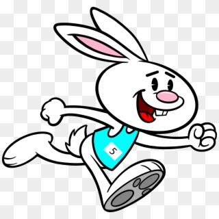 Hippity Hop Half Marathon, 10k, 5k, Kids Dash - Easter Bunny Running Race Clipart
