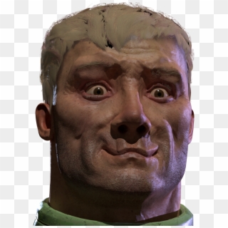 Doom Quake Champions Face Nose Head Forehead - Quake Champions Doomguy Face Clipart