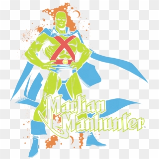 Dc Comics Martian Manhunter Men's Crewneck Sweatshirt Clipart