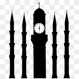 Clock Tower Silhouette Big Ben - London Clock Tower Silhouette Png Clipart