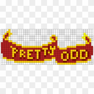 Panic At The Disco Pretty Odd Logo Patd Perler Bead - Panic At The Disco Perler Bead Clipart