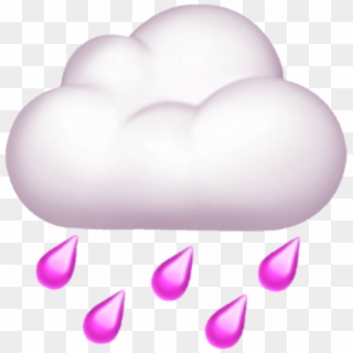Clouds Cloud Rain Raining Pink Overlay Overlay Emoji Clipart
