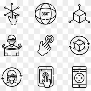 Virtual Reality - Design Icons Clipart