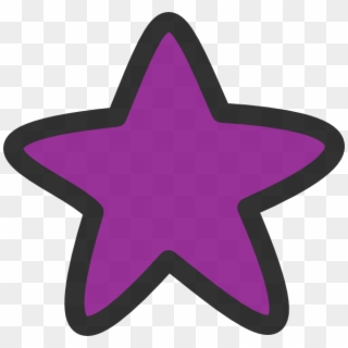 Purple Star For Starry Clip Art At Clker - Purple Star Clip Art - Png Download