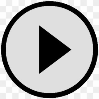 Video Play Button - Circle Clipart