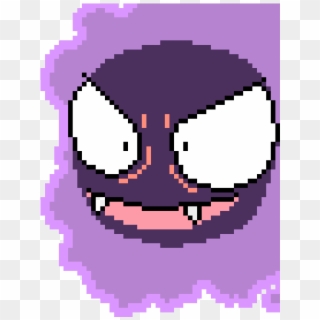 Gastly - Aesthetic Peach Png Clipart