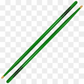 Zildjian Green Neon Drumstick - Green Drumsticks Clipart