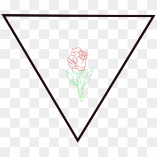 Medium Image - Rosa Dentro De Un Triangulo Clipart