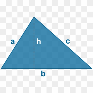 Área Y Perímetro De Un Triángulo - Triangle Clipart