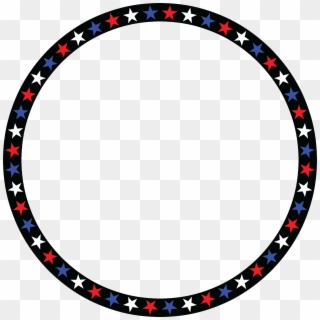 Star Circle Png - Red White And Blue Circle Clipart