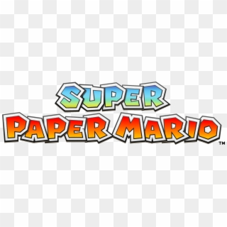 Mario Logo Png - Super Paper Mario Logo Clipart