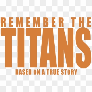 Remember The Titans Logo Png Transparent - Orange Clipart
