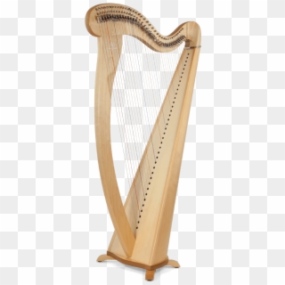 Natural Maple Finish Mélusine - Melusine Cherrywood Harp Clipart
