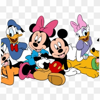 Friends Clipart Mickey Mouse Clubhouse - Minnie Mickey Pluto Goofy - Png Download