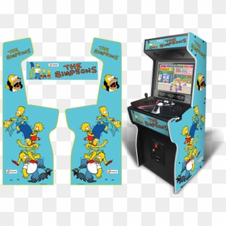800 X 552 0 - Simpsons X Arcade Machine Clipart