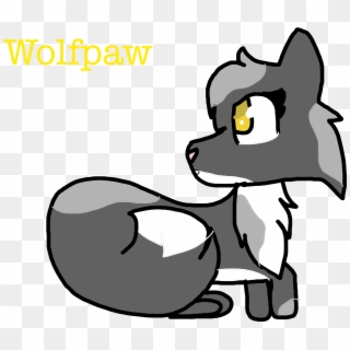 Wolfpaw Of Cinderclan - Cartoon Clipart