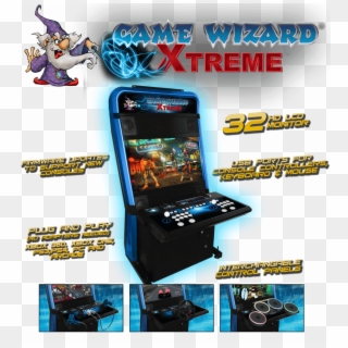 Game Wizard Xtreme - Xtreme Arcade Cabinet Clipart
